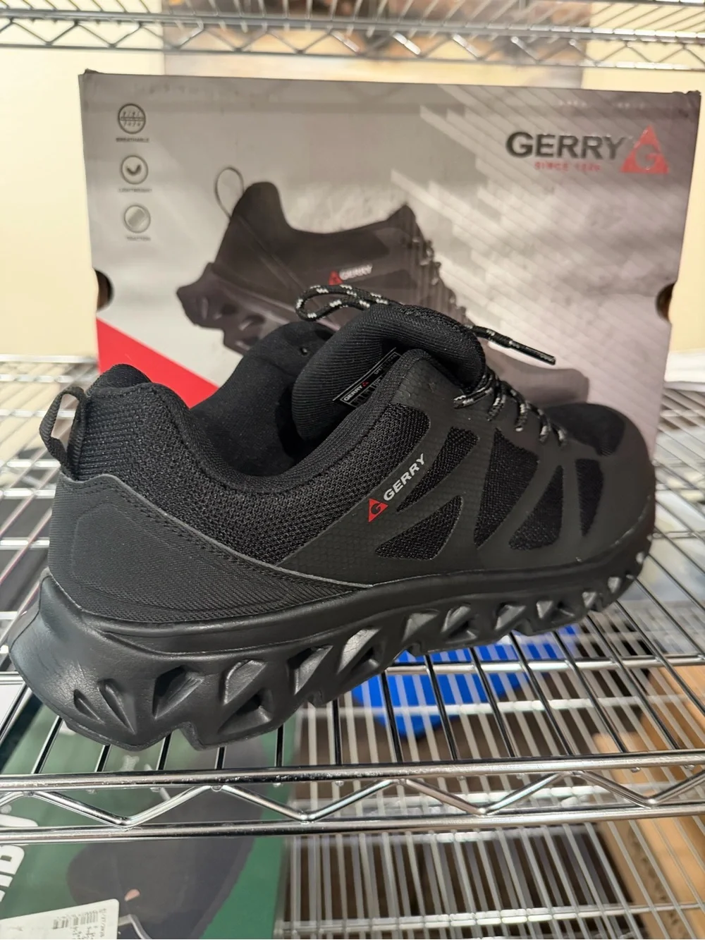 Gerry Men’s speed Trail Hiking Running Shoes Black Size 13 M US